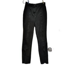 Holiday warm Weekday Dark Green Corduroy Pants Flared Ziper Size XS 25W